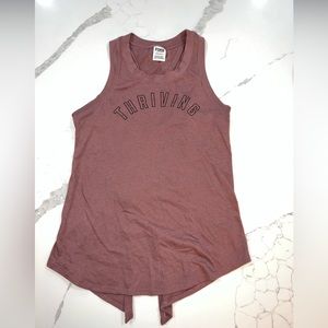 2 Victoria’s Secret Pink Items - Tank Top & Sweatshirt XS